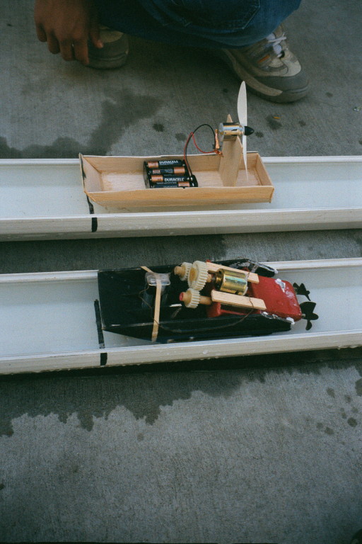 Cardboard Boats Physics Boat Race Electric Motorboat Drag Racing